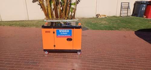Ecco 7KW / 8.75KVA Silent Diesel Generator Single Phase (Good Secondhand/Basically Brand New)